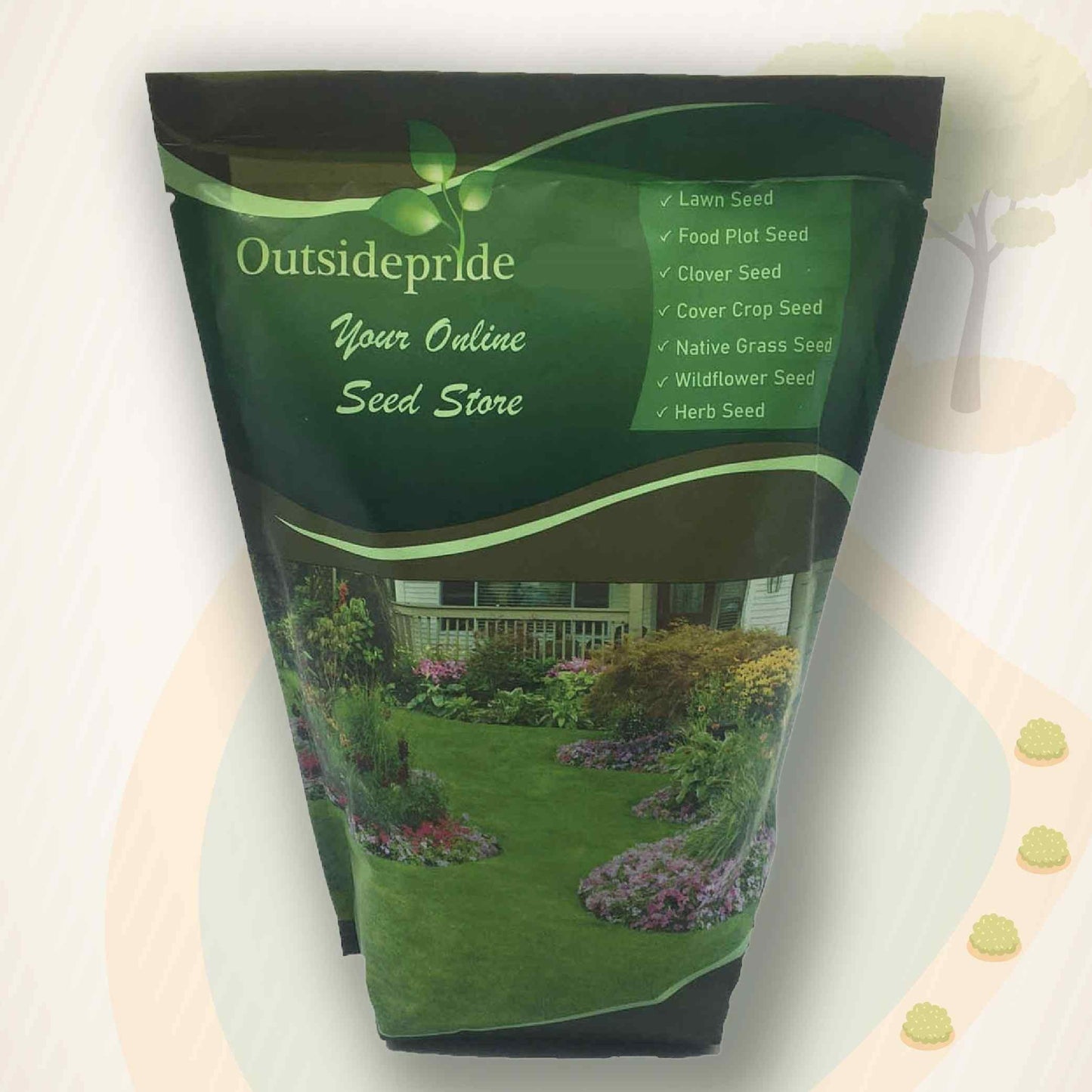 Outsidepride Southeast Native Grass Seed Mix - 5 lbs. Perennial Drought-Tolerant Blend of Warm & Cool Season Grass Seeds for Southern Lawns, Ideal for Wildlife, Erosion Control & Soil Improvement