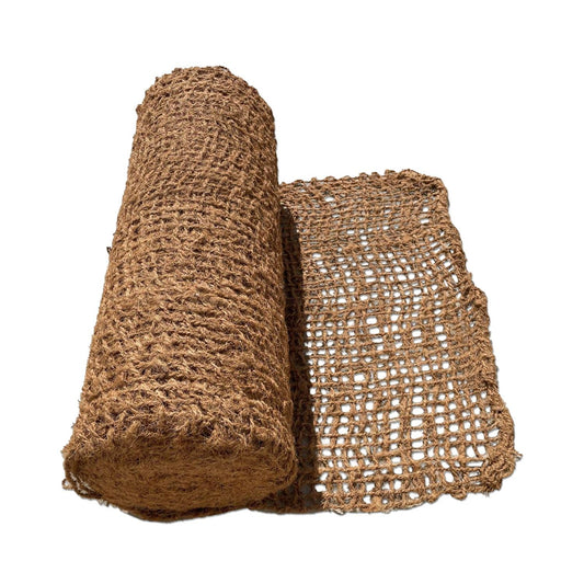 Sandbaggy 700 Gram Coir Matting Roll - Erosion Control Netting (100% Biodegradable) - Soil/Slope Stabilization - Made from All Natural Coconut Fibers (4 ft x 164 ft, 1, Count)